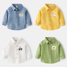 Boys Shirt Manufacturer - Solid Color Casual