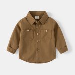 Children's Shirt Factory - Lapel T-shirt Cotton