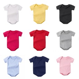 Baby Jumpsuit Supplier - 100% Cotton Solid