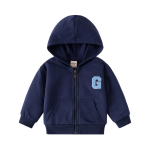 Boys Hoodie Factory - Pure Color Fleece Lined