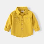 Children's Shirt Factory - Lapel T-shirt Cotton