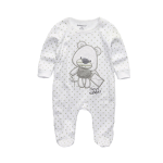 Newborn Romper Manufacturer - Cotton Button Down