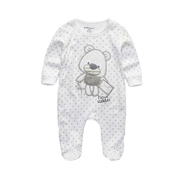 Newborn Romper Manufacturer - Cotton Button Down