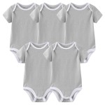 Baby Bodysuit Manufacturer - Organic Cotton 5pcs