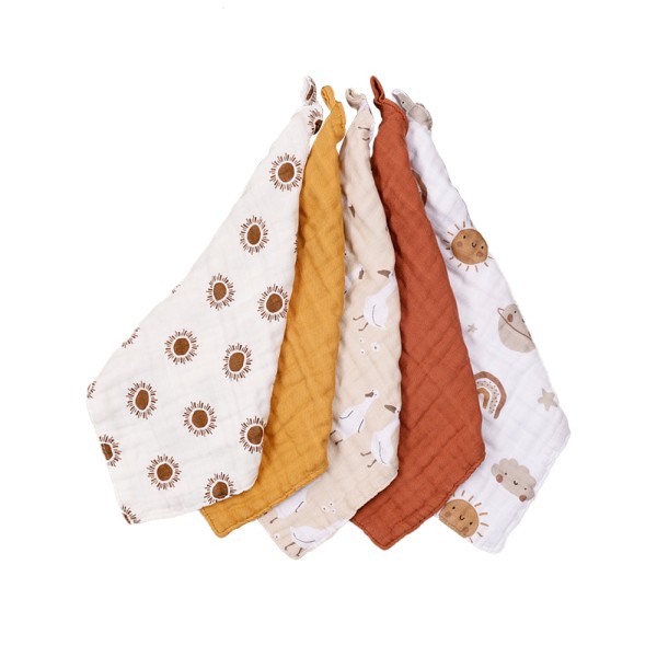 Baby Face Towel Manufacturer - 4 Layer Bamboo Cotton