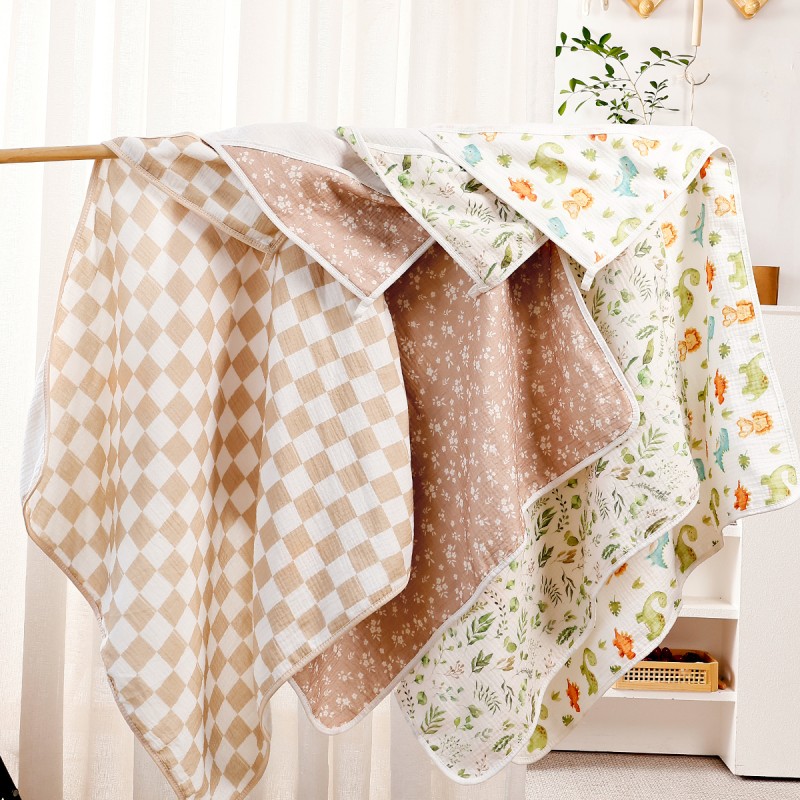 Baby Bath Towel Supplier - Cotton 85x85cm Print