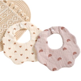 Baby Feeding Bib Factory - Soft Cotton Button