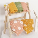 Baby Face Towel Manufacturer - Cartoon Printed 5pcs