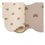 Muslin Bibs Supplier - 4 Layers Solid Color