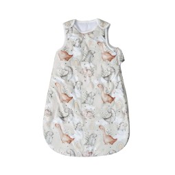 Sleeping Bag Factory - Sleeveless Printed Fluffy