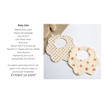 Baby Feeding Bib Factory - Soft Cotton Button