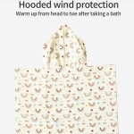 Baby Hooded Towel Manufacturer - Quick Dry 60x60cm