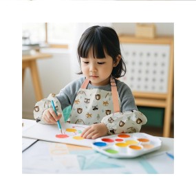 Muslin Burp Cloth Supplier - Square Cartoon 6pcs