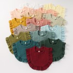 Baby Bib Manufacturer - Custom Pure Cotton Button Closure