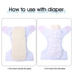 Diaper Inserts Supplier - 4 Layer Hemp Cotton Organic