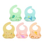 Silicone Baby Bibs Manufacturer - BPA Free Animal Easy Clean