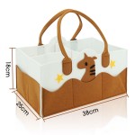 Diaper Caddy Organizer Supplier - Cartoon Felt Portable Multi