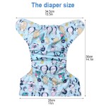 Cloth Diaper Supplier - Adjustable Size Washable Printed