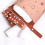 Wet Diaper Bag Factory - Two Zipper Washable USB