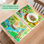 Disposable Placemats Supplier - 60 Pack Sticky Animal