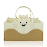Baby Diaper Caddy Manufacturer - Cartoon Felt Large Capacity