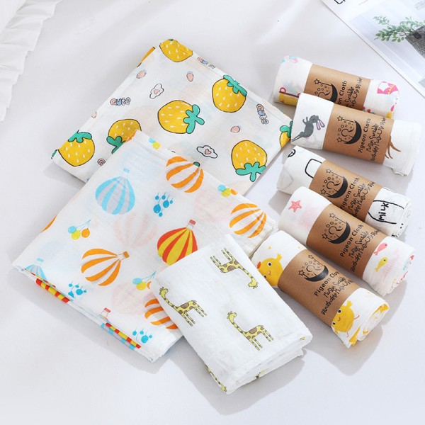 Cotton Muslin Blanket Supplier - 2 Layer Soft Newborn Wrap