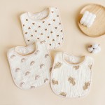 Muslin Drool Bibs Supplier - Organic Cotton Soft Absorbent