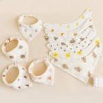Bandana Drool Bibs Manufacturer - Organic Cotton Snap Button
