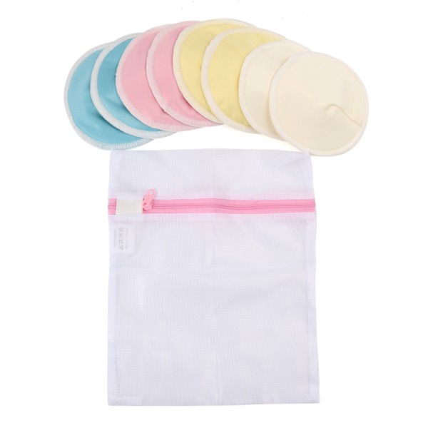 Breast Pads Set Supplier - 8 Pcs Bamboo Fiber Laundry Bag