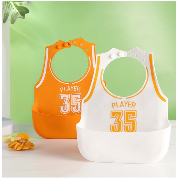 Baby Silicone Bib Supplier - Waterproof Food Catcher BPA Free