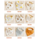 Bandana Drool Bibs Manufacturer - Organic Cotton Snap Button