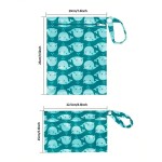 Diaper Bag Factory - Portable Wet Dry Zippered