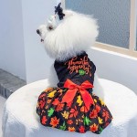 Dog Dress Factory - Velvet Fall Thanksgiving