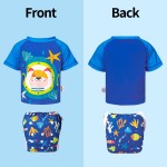 Baby Swimwear Supplier - Long Sleeve Zip Cartoon