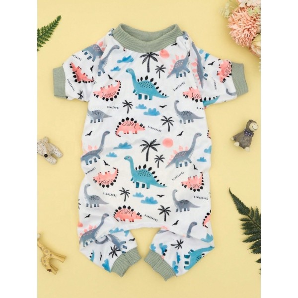 Dog Pajamas Factory - One Piece Cartoon Print