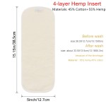 Hemp Insert Supplier - 4 Layer Reusable