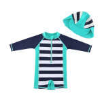 Baby Swimsuit Manufacturer - Front Zipper Long Sleeve