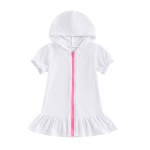 Girls Cover Up Supplier - Terry Zip Up Bathing Suit