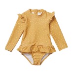 Girls Swimsuit Factory - One Piece Floral With Hat