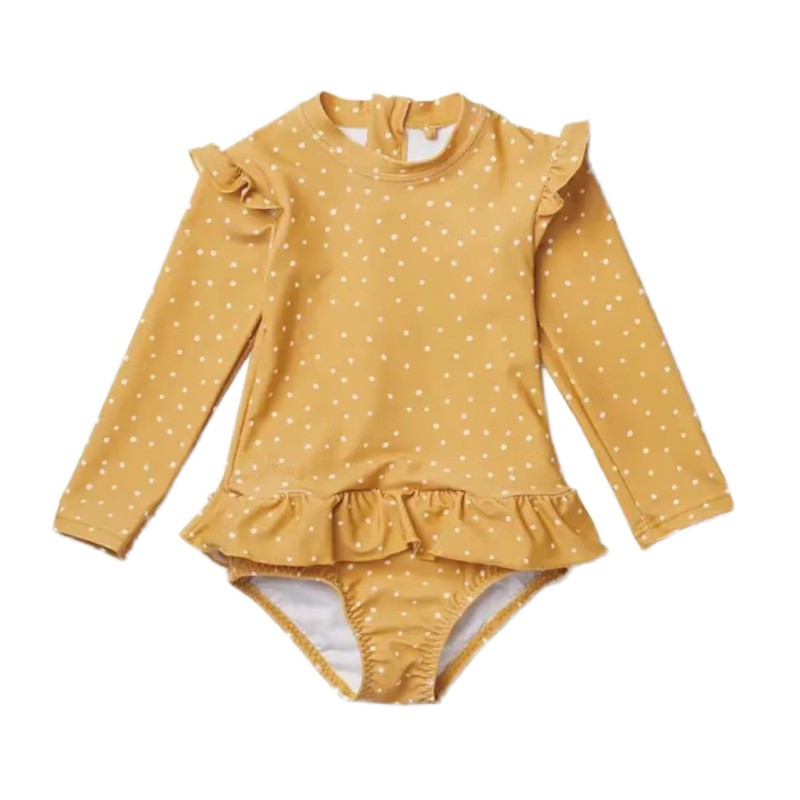 Girls Swimsuit Factory - One Piece Floral With Hat