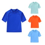 Kids Swim Top Supplier - UPF50+ Quick Dry Short Sleeve