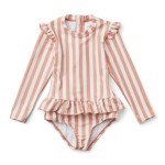 Girls Swimsuit Factory - One Piece Floral With Hat