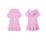 Girls Cover Up Manufacturer - Terry Cloth Zip Up