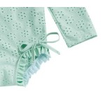 Kids Bikini Factory - Geometric Pattern Ruffle