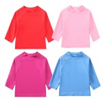 Boys Rashguard Factory - Solid Color Plaid Long Sleeve