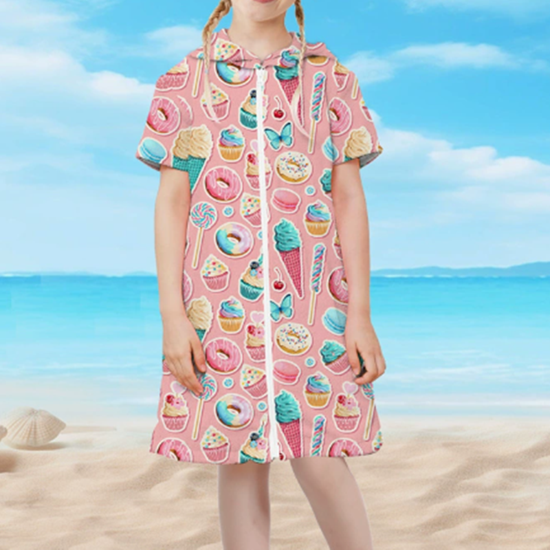 Hooded Beach Towel Manufacturer - Quick Drying Sleeve