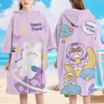 Swimsuit Cover Up Supplier - Seersucker Terry Zip