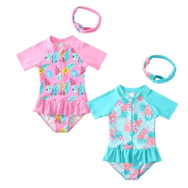 Baby Swimsuit Supplier - 2 Piece UPF50+ Hairband