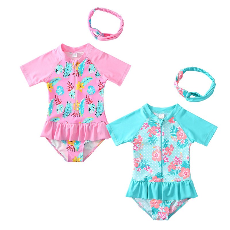 Baby Swimsuit Supplier - 2 Piece UPF50+ Hairband