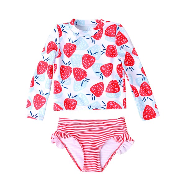 Toddler Swimwear Factory - Fruit Print Long Sleeve